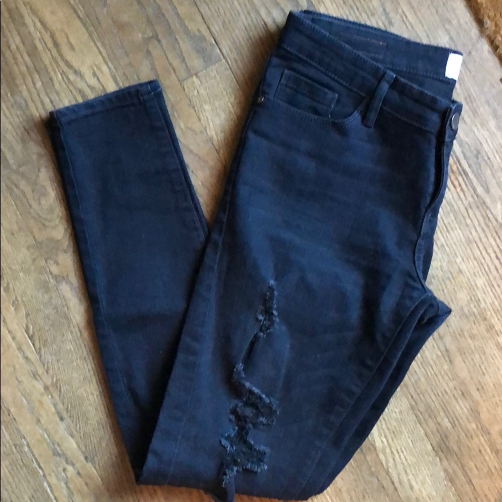Black Ripped Skinny Jeans